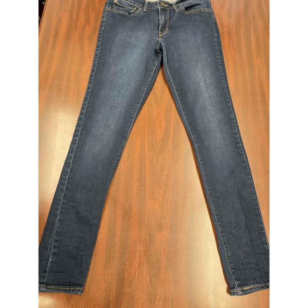 Levi's 711 Skinny Jeans Womens 30x32 Dark Wash Indigo Mid Rise Denim Stretch